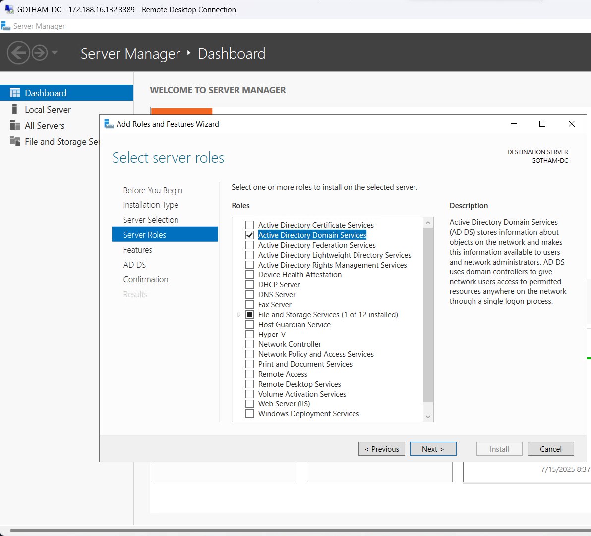 AD Config Wizard