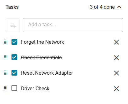 Adding Tasks